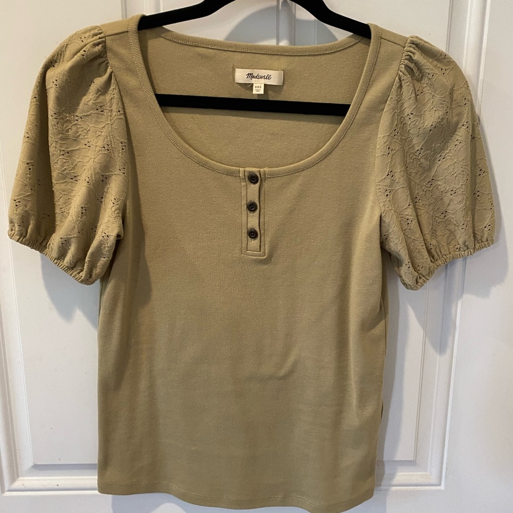 Madewell XXS olive green top